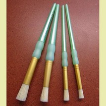 Stencil Brush Set 4 pc Natural White bristle, Great for stenciling - $9.00