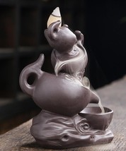 Backflow Burner Incense Cones Holder Waterfall Effect Mixed Scents Teapot Teacup - £4.42 GBP+