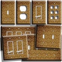 Victorian Era Antique Golden Floral Light Switch Outlet Wall Plate Hd Room Decor - £8.89 GBP+