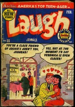 Laugh Comics #55 1953- Archie- Betty & Veronica- Golden Age G - $58.20