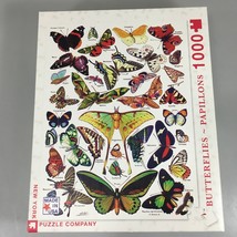 Butterflies Papillons 1000 Piece New York Jigsaw Puzzle 19 1/4 x 26 5/8 ... - $27.93