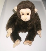 Ganz Webkinz Signature Chimpanzee Chimp Monkey Ape Stuffed Animal Plush Toy Gold - £36.61 GBP