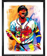 Ronald Acuna Jr Atlanta Braves Baseball Sports Poster Print Wall Art 18x24 - £21.12 GBP