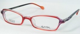 Paulo Pilipe Axl Z26 Transparent Red /CLEAR /LAVENDER Eyeglasses 45-18-135mm - £73.64 GBP