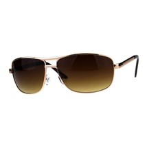 Mens Fashion Sunglasses Metal Oval Rectangular Frame Navigator UV400 - £17.25 GBP