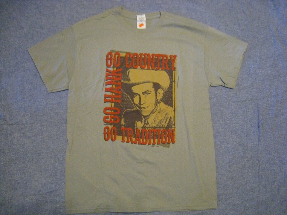 Hank Williams T-shirt Tshirt T Shirt 91 Birthday 1923-2004 Go Tradition ... - $269.12