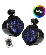 Power Acoustik Marine 6.5&quot; 2-Way Wakeboard Speakers with RGB LED Illumin... - $246.65 CAD