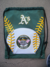 drawstring backpack Oakland A&#39;s Athletics kids club nwot - £21.94 GBP