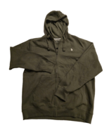 US Polo Assn-Hoodie Men XL Dark Green Full Zip Heavy Fleece Sweatshirt - $43.73 CAD