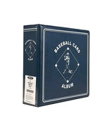 1 BCW 3" Heavy Duty D-ring Blue Baseball Binder Album - $16.65