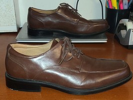 Croft &amp; Barrow  Ortholite Mens Brown Lace Up Dress Shoes Size 9.5 M - $14.99