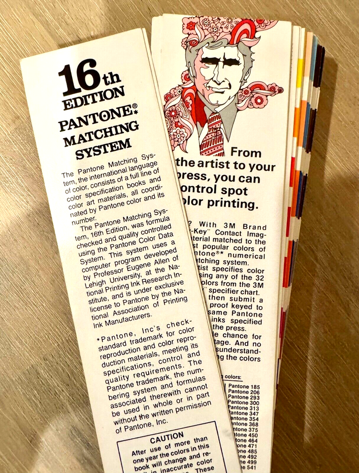 Vintage Pantone by Letraset Color Matching System 16th Edition - 1977 Item image 2