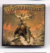 Molly Hatchet Beatin&#39; The Odds Album cover Pinback 2 1/8&quot; - $9.99
