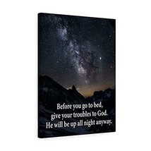 Give Your Trouble to God Home Décor Wall Art Ready to Hang Faith Print - £108.24 GBP
