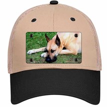 Great Dane Dog Novelty Khaki Mesh License Plate Hat - £23.17 GBP