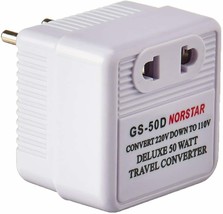 50 Watt Step Down Converter - International Travel Converter - 220-240 V to 110- - £5.48 GBP