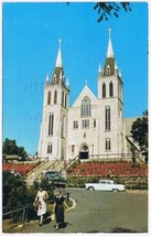 Postcard Martyrs Shrine Jesuit Saints Ste Marie Among The Hurons Midland Ontario - $2.96