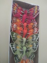 New LOT 2.5&quot; Assorted Faux Feather Craft BUTTERFLIES 12  Pcs in 1 pack  F/S - £7.42 GBP