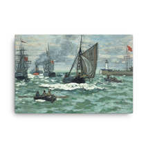 Claude Monet Entering the Village of Vetheuil in Winter, 1879.jpeg Canvas Print - £79.13 GBP+