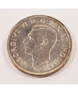 1937 S $1 Argent Canada Dollar En Au État Double &quot; HP &quot; Erreur Km #37 - €156,68 EUR