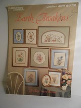 Earth Awakens Cross Stitch Pattern Leaflet #409 Leisure Arts Mary V. Bertrand - $5.00