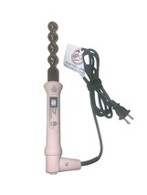 L&#39;ange LePerle Blush Pink Bubble Wand Spiral Curling Iron 6&#39; barrel Lang... - $184.10 MXN