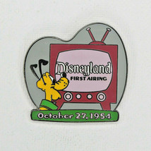 Disney 1999 Countdown To The Millennium Pluto Watching TV Disneyland Pin#424 - £14.92 GBP