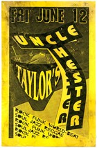 Uncle Chester Taylor&#39;s Bar &amp; Grill Eugene Oregon 1992 90s Rock Concert P... - £37.69 GBP