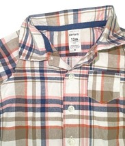 Baby Boy 12M Dress Shirt Lot Ralph Lauren Janie & Jack Carter’s Plaid Striped image 8
