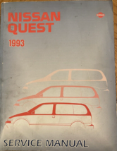 1993 Nissan Quest Service Repair Workshop Shop Manual OEM - $7.99