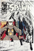 Spawn #10 1992 featuring Cerebus signed by Dave Sims with sketch on cover - £31.08 GBP