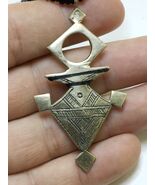Tuareg Necklace Pendant African Bronze, Africa Tribal Ethnic Jewelry Nig... - $77.08 CAD