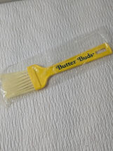 Vintage New Butter Buds brush pastry brush small yellow plastic advertis... - $7.00