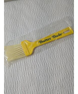 Vintage New Butter Buds brush pastry brush small yellow plastic advertis... - $130.54 MXN