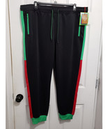 NWT Houston White Taret Adult Track Sweat Leisure Pants - Jet Black XXL NEW - $15.99