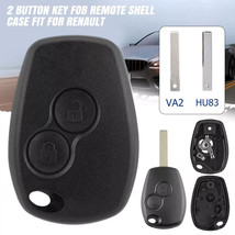 2 Button Key Fob Case Shell For Dacia Duster Logan Sandero Renault Modus... - $6.98