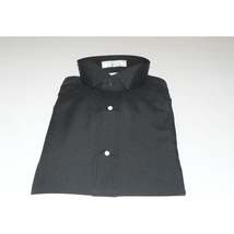 Men's Tuxedo shirt By CLASSIX Wing Tip Formal Plain Front After Six M14 Black image 2