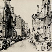 Rue Chevert Street Ruins Of WW1 Military Verdun France 1910s Postcard PCBG12B - £15.97 GBP