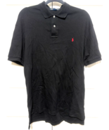 Polo Ralph Lauren Black Mens M Red Logo Shirt - $13.64 CAD