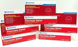 ( Lot 5 ) Dr. Sheffield Psoriasis Medicated Moisturizer Cream 1 Oz Each Sealed - $18.80