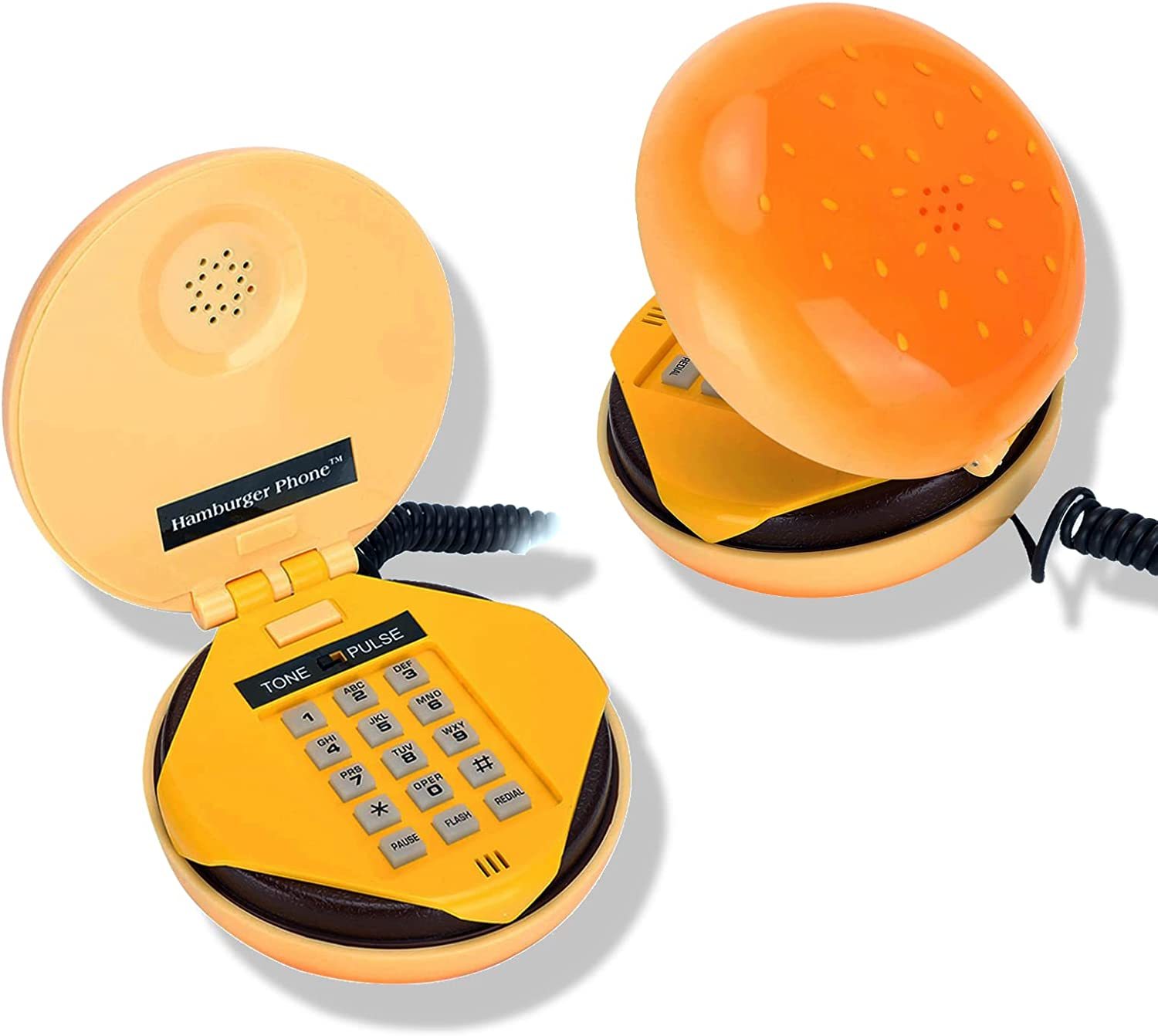 Hamburger Phone, Cheeseburger Burger Hamburger Phone Cute Telephones Lan... - $34.92