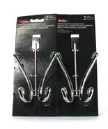 2 Count Home Basics 2 Hook Crochets Fits Most Over The Door Hanging Pack - $27.42 CAD