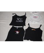 4 - Motorcycle Shirts Tank Tops Black &amp; White Large Low Cut SLEEVELESS S... - €41,07 EUR