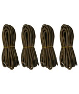 4pair 5mm Thick Heavy duty Round Hiking Work Boot Shoe laces Strings Rep... - £8.57 GBP