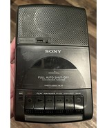 Sony TCM 929 Cassette Corder Portable Cassette Tape Recorder FOR PARTS R... - $11.29