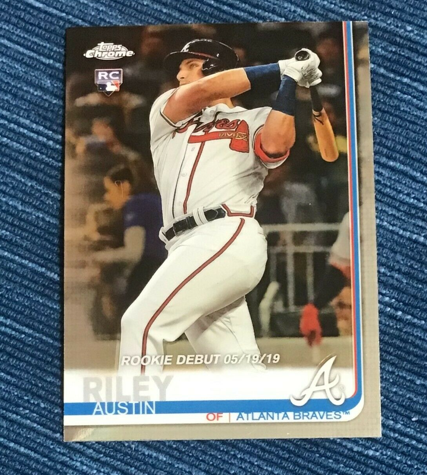 Primary image for 223C 2019 Topps Chrome Update Austin Riley RC 61 Atlanta Braves Rookie Debut QTY