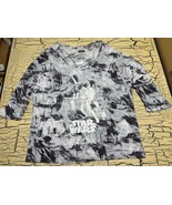 Rock &amp; Republic Star Wars A New Hope 3/4 Sleeve Tunic T Shirt Top XL Tie... - $276.07 MXN