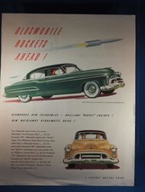 Vintage Zeitschrift Anzeige Aufdruck Design Werbe Oldsmobile Automobiles - £24.57 GBP