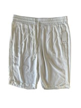 SPLENDID Women&#39;s Alder Bermuda Shorts w/ Pockets 100% Viscose Size M White - £23.97 GBP