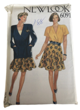 New Look Sewing Pattern 6091 Misses Jacket Top Skirt Work Career Sz 8-18... - £5.47 GBP